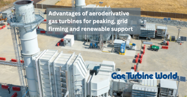 Aeroderivative gas turbines