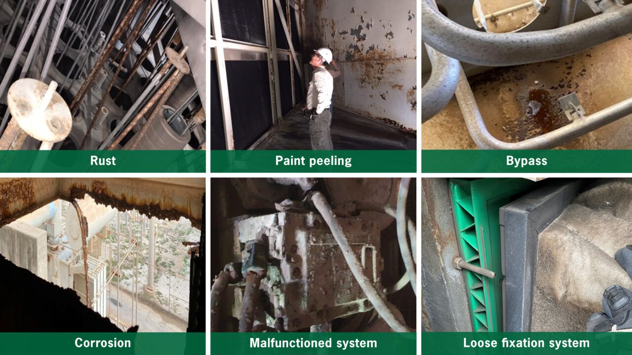 gas turbine air intake system